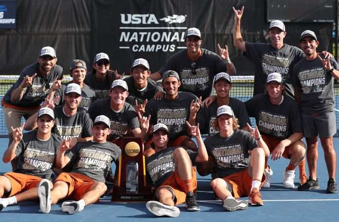 2019 NCAA DI National Champions Texas men's tennis