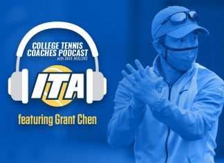 SMU Head Men's Tennis Coach Grant Chen on the ITA College Tennis Coaches Podcast