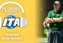 Coaches podcast Graphic, Justin DeSanto