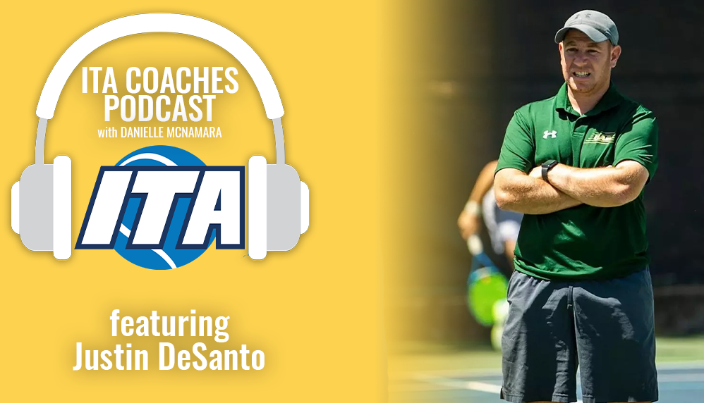 Coaches podcast Graphic, Justin DeSanto